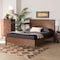 Baxton Studio Carver Classic Transitional Ash Walnut Finished Wood King Size Platform Bed 236-12772-ZORO - alternate 6